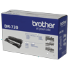 Brother DR-730 genuine drum unit packaging with 12,000-page yield for laser printers