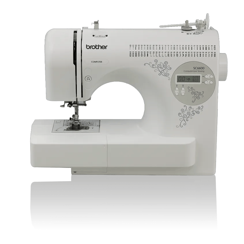 Brother SC6600 computerized sewing machine with LCD display and decorative stitches