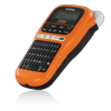 Brother P-touch EDGE handheld label maker with QWERTY keyboard and display