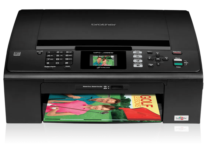 Brother MFC-J265W wireless all-in-one inkjet printer with color touchscreen