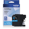 Brother Genuine LC103CS High-yield Cyan Ink Cartridge, , small