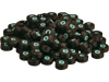 Brother PRWB130B brown pre-wound embroidery bobbins with teal cores