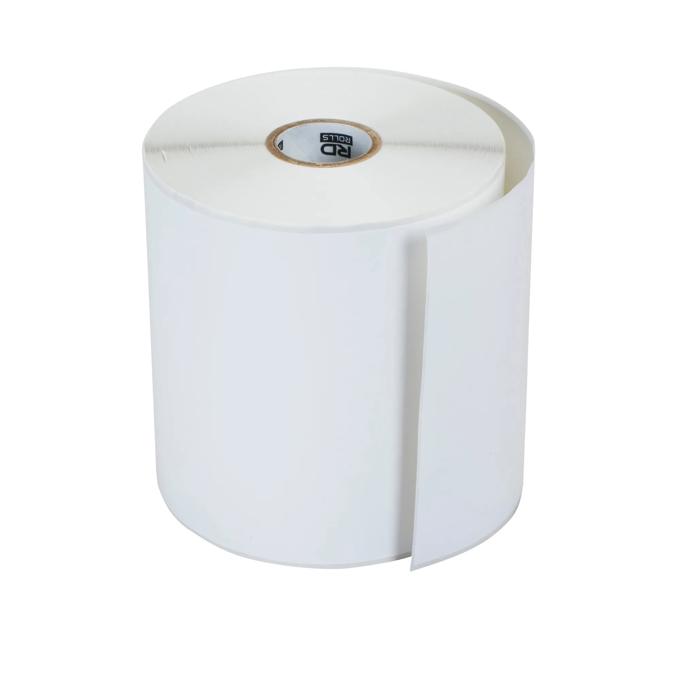Brother continuous paper roll with premium white finish on cardboard core