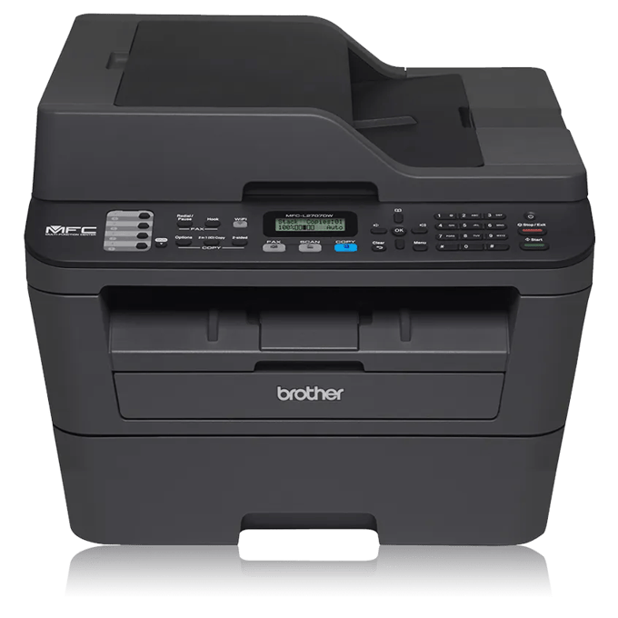 Brother MFC-L2707DW Wireless Monochrome Laser All-in-One Printer, , large