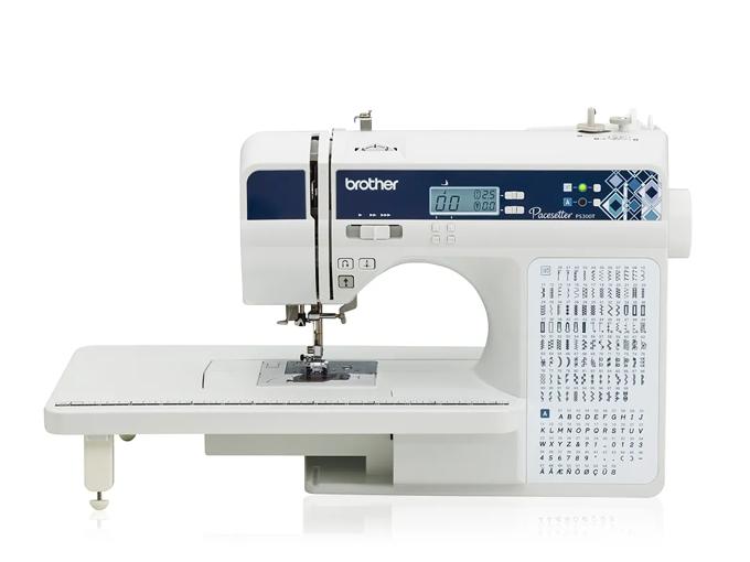 Brother Pacesetter PS300T sewing machine with LCD screen and built-in stitch guide