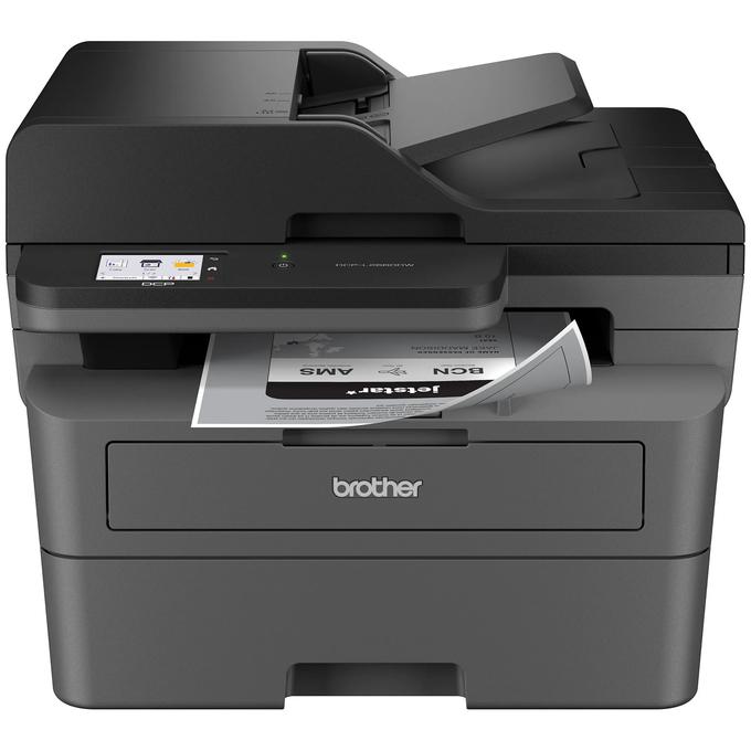 Impresora láser multifunción monocromática compacta Brother DCP-L2660DW con conectividad inalámbrica