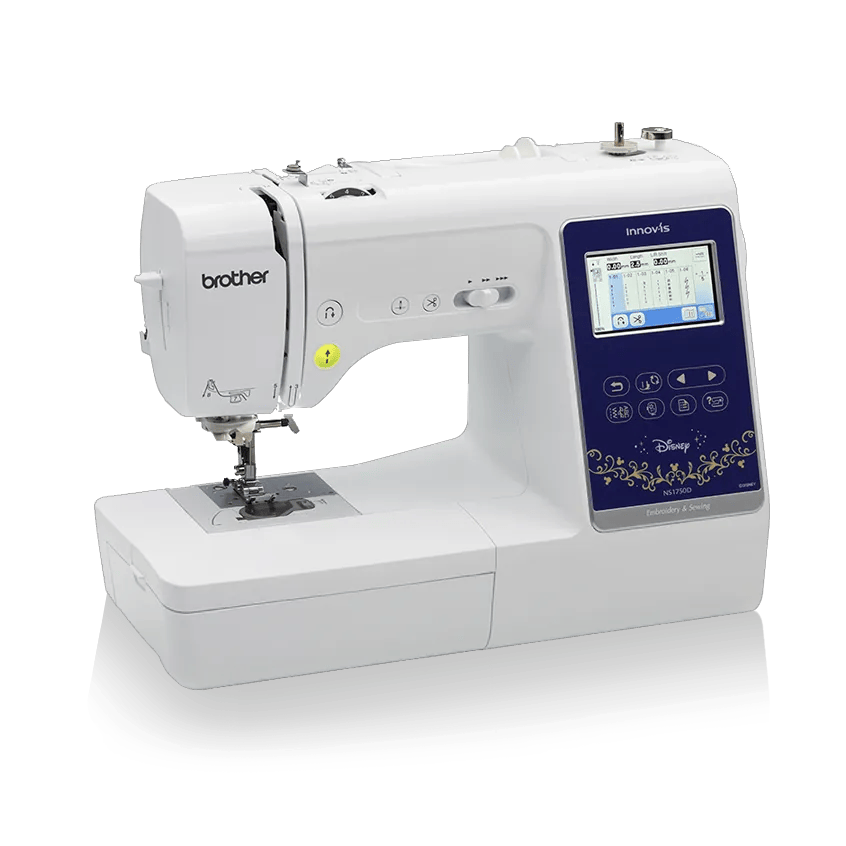 Brother NS1750D Disney sewing and embroidery machine with touchscreen display