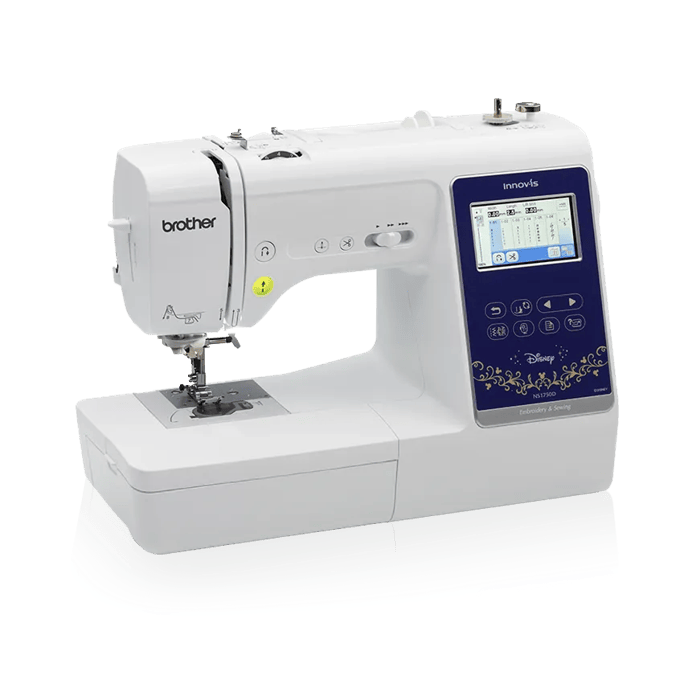 Brother NS1750D Disney sewing and embroidery machine with touchscreen display