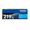 Cartucho de tóner cian Brother TN219XL de alto rendimiento en caja