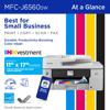 Brother MFC-J6560DW all-in-one color inkjet printer with wireless connectivity and smartphone