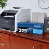 Brother Genuine TN225C High-yield Cyan Toner Cartridge, , small