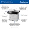 Brother MFC-L6810DW Enterprise Monochrome Laser All-in-One Printer , , small