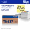 Brother Genuine TN637Y Ultra High Yield Yellow Toner Cartridge, , small