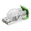 Brother SR100 staple refill cartridge with transparent housing and green release lever