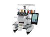 Brother PR1050X embroidery machine with 10-needle design and touchscreen display