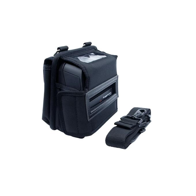 Brother mobile printer in protective carrying case with adjustable shoulder strap