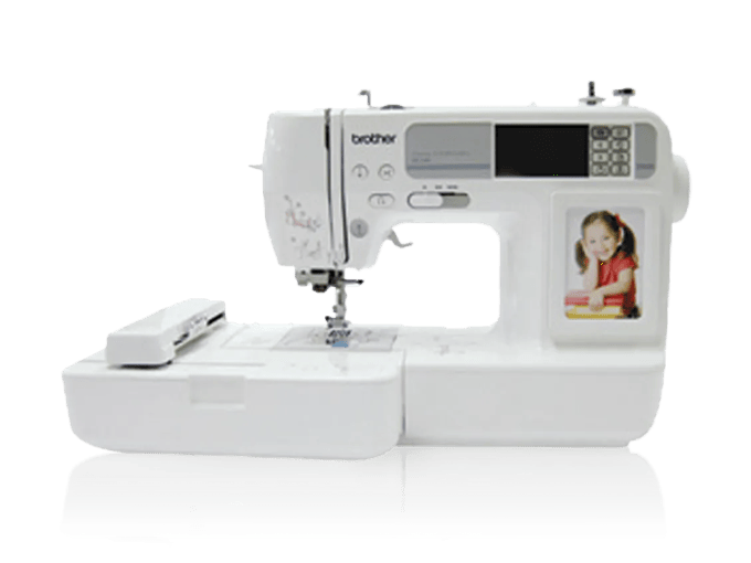 Brother HE240 computerized sewing and embroidery machine with LCD screen