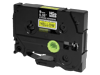 Brother HGe 9mm black on yellow label tape cartridge with strong adhesive