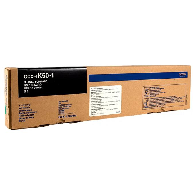 Bolsa de tinta negra Brother GCX-4K50-1 para impresoras textiles serie GTX-4
