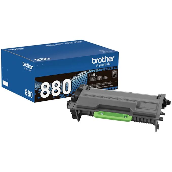 Brother TN880 high-yield black toner cartridge with packaging box