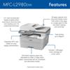 Brother MFC-L2980DW monochrome laser all-in-one with touchscreen and wireless connectivity
