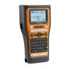 Brother PT-E560BT handheld label maker with QWERTY keyboard and backlit display