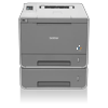 Brother HL-L9200CDWT color laser printer with dual paper trays and touchscreen display