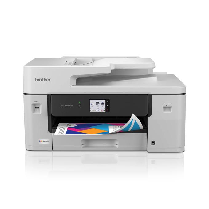 Brother MFC-J6560DW all-in-one inkjet printer with wireless connectivity and touchscreen