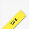~1/2" Black Print on Yellow label tape - 2 Pack, , small