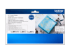 Brother foil transfer sheets packaging with blue decorative pouch and gold metallic design