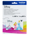 Tarjeta de activación de la colección de manualidades en papel de Disney Princesa de Brother con castillo y personajes