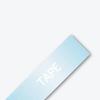 Cinta de etiquetas laminada Brother TZe-S135 blanco sobre transparente adhesivo extra fuerte