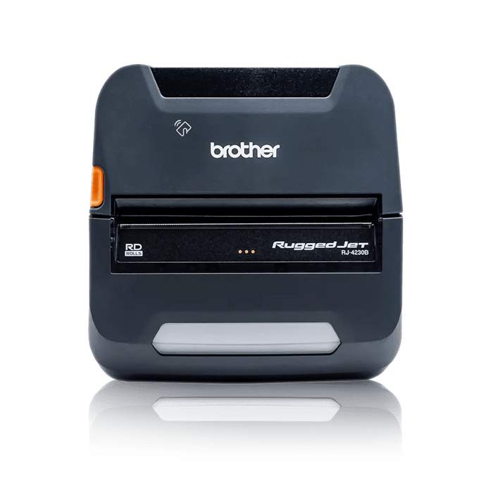 Brother RuggedJet RJ-4230B mobile thermal printer with wireless connectivity