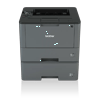 Brother HL-L5200DWT monochrome laser printer with dual paper trays and wireless connectivity