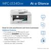 Brother MFC-J5340DW all-in-one inkjet printer with wireless connectivity and print, copy, scan, fax