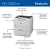 Brother RHLL5210DWT Business Wireless Monochrome Laser Printer with Duplex Printing, Refurbished, , small
