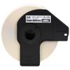 Brother DK-1208 large address label roll on black cartridge, 38mm x 90.3mm