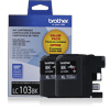 Brother LC103BK XL black ink cartridge 2-pack with 600-page yield value pack
