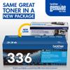 Brother Genuine TN336C High-yield Cyan Toner Cartridge, Cyan, small