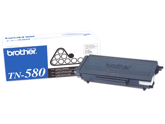 Cartucho de tóner Brother TN-580 de alto rendimiento con empaque