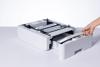 Brother LT360CL paper tray with hand loading paper into open drawer