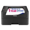 Brother HL-L2460DW wireless monochrome laser printer with paper in output tray