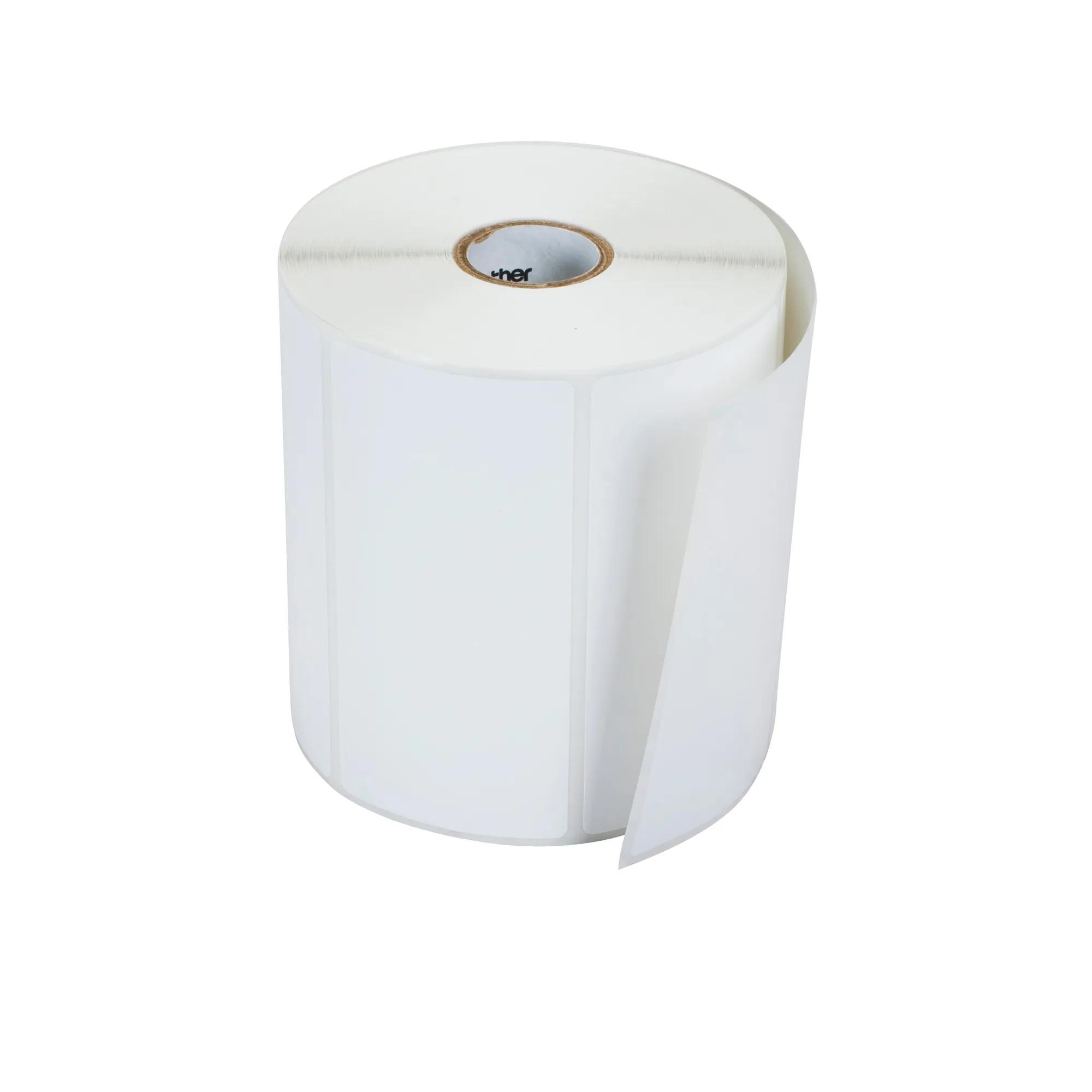 Brother 4x2 inch continuous white label roll for thermal printers