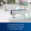 Brother Luminaire XP1 and XP2 sewing and embroidery machines with touchscreen displays
