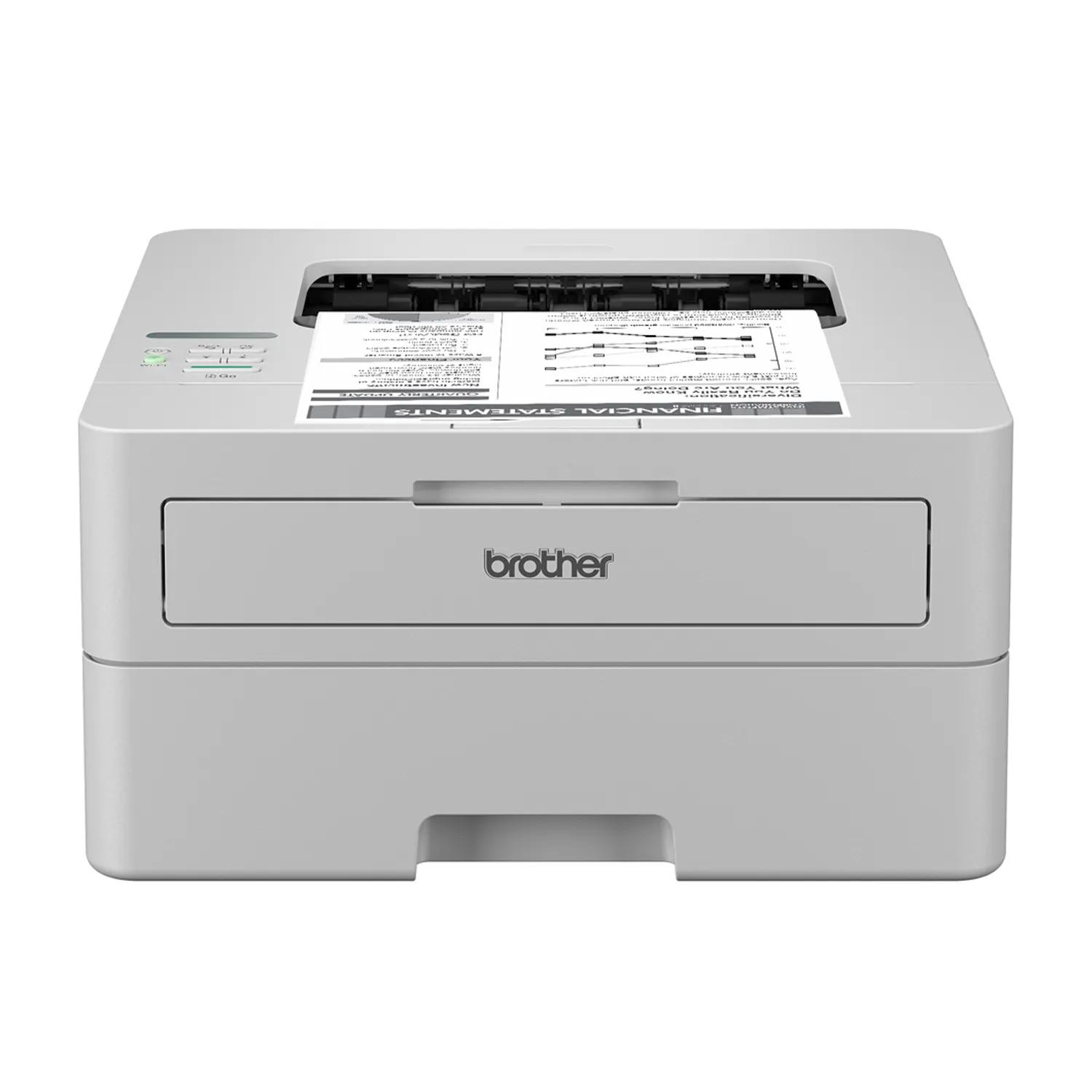 Brother HL-L2865DW monochrome laser printer with wireless connectivity and paper output tray