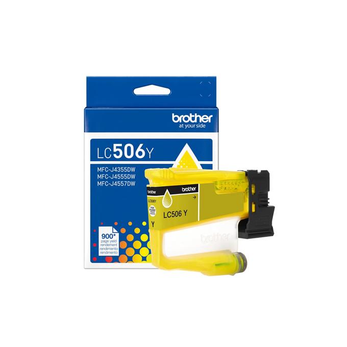 Brother Genuine LC506YS Standard Yield Yellow Ink Cartridge, , large