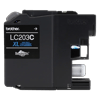Brother Genuine LC201C Standard-yield Cyan Ink Cartridge, Cyan, small