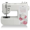 Brother XS37 sewing machine with 37 built-in stitches and decorative floral design