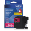 Brother Genuine LC105M Super High-yield Magenta Ink Cartridge, , small
