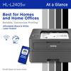 Brother RHLL2405W Compact Monochrome Laser Printer with Mobile Printing, Refurbished, , small